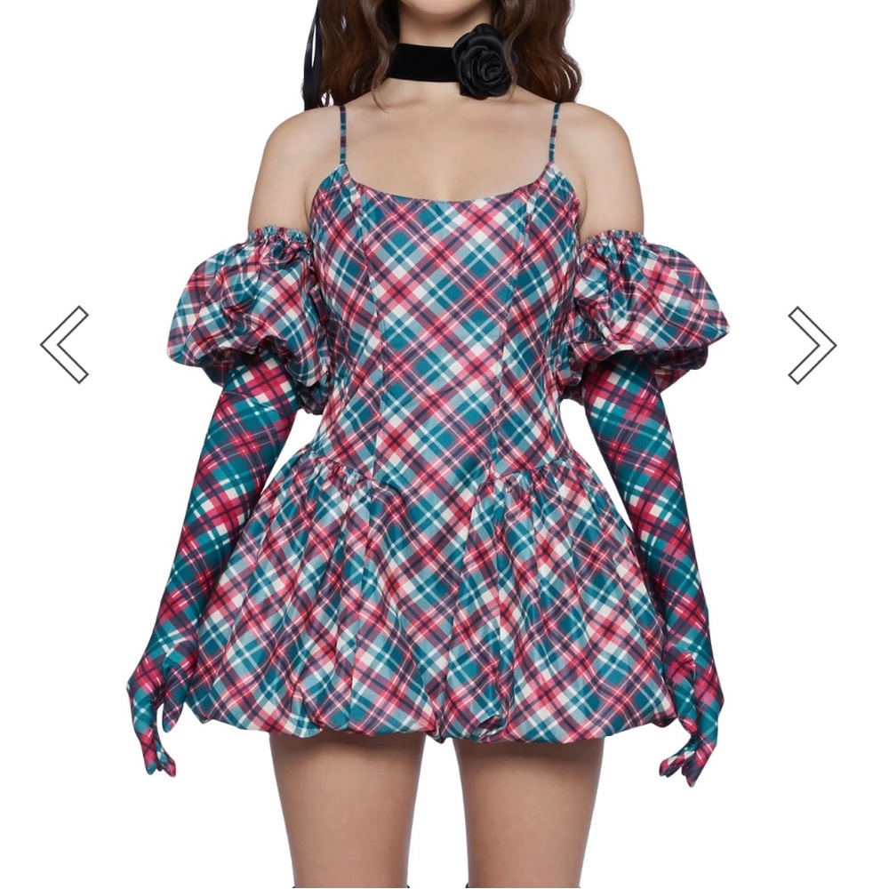 Sugar Thrillz Dolls Kill Holiday Party Mini Dress Medium